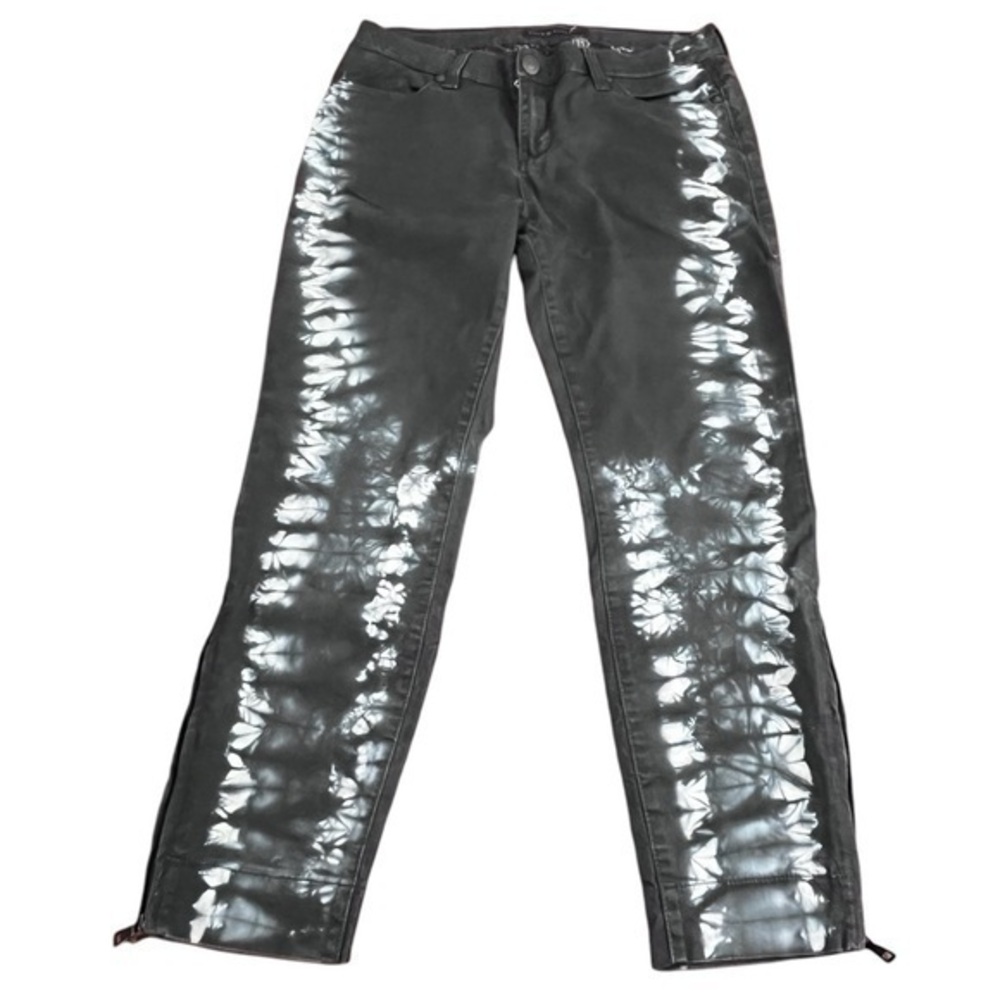 Rock & Republic Black and White Tie-dye Jeans